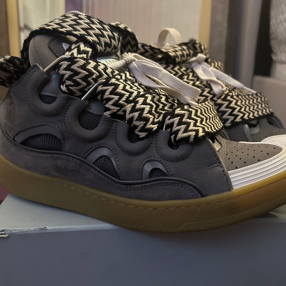 SSENSE Exclusive Lanvin Curb Sneakers